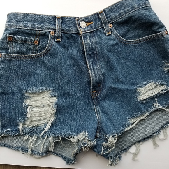 Levi's Pants - Levi's | Vintage Fit 560 Distressed Cutoffs | 8